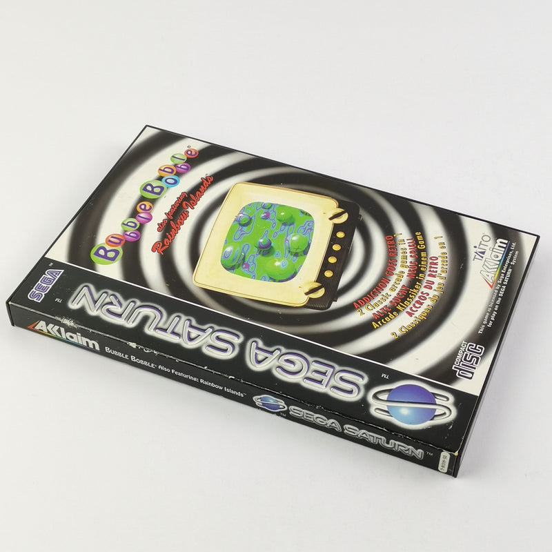 Sega Saturn Game: Bubble Bobble - OVP without instructions PAL | SS Disc Acclaim