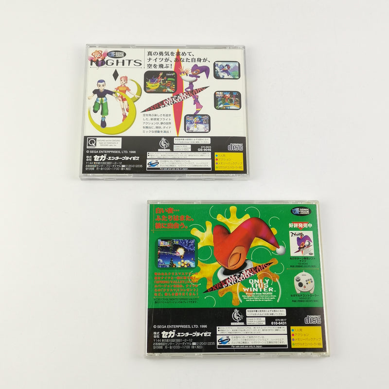 Sega Saturn Spiele : Nights into Dreams + Christmas Nights - OVP Anleitung JAP