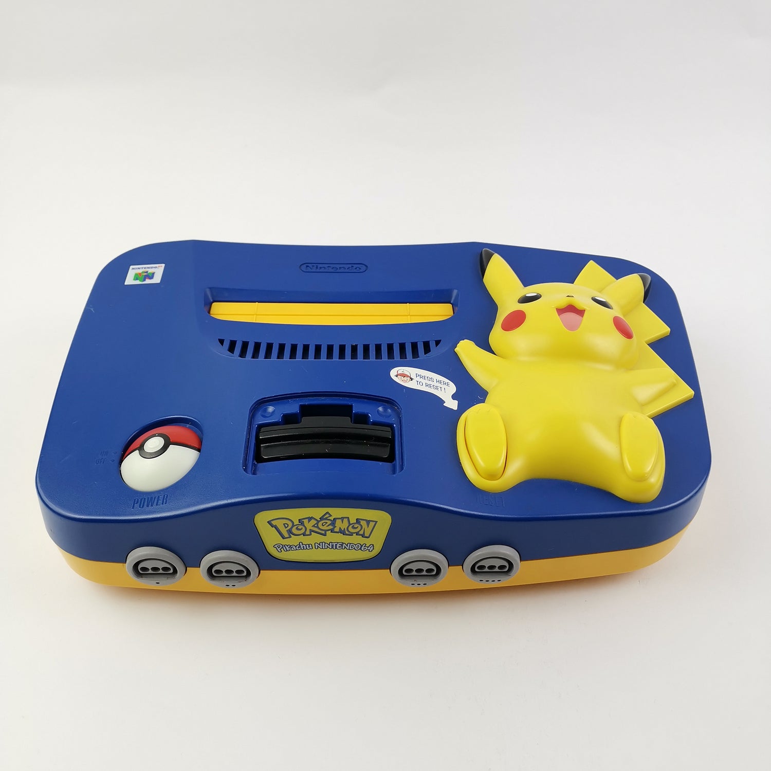 Nintendo 64 console: Pokemon Pikachu Edition with original controller and cable
