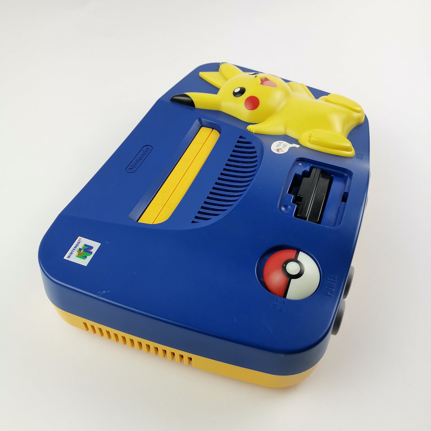Nintendo 64 console: Pokemon Pikachu Edition with original controller and cable