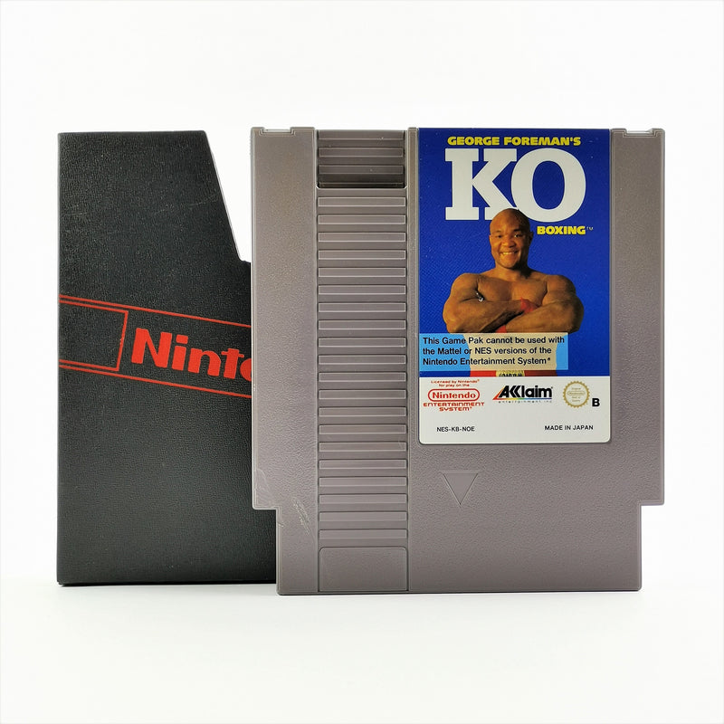 Nintendo NES Spiel : George Foreman´s KO Boxing - Modul / Cartridge | PAL NOE