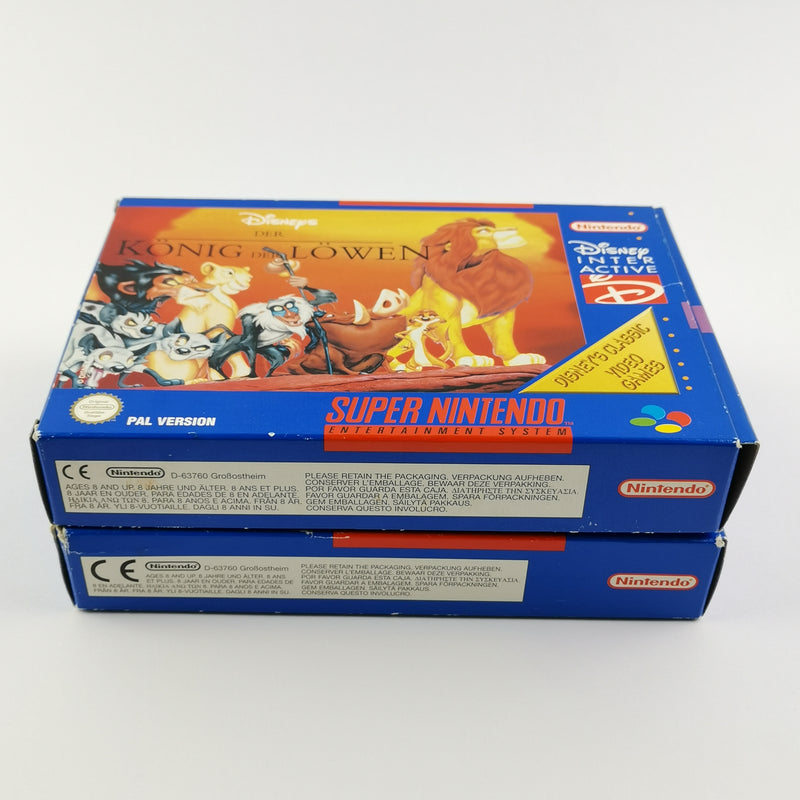 Super Nintendo Spiele : Disneys Aladdin & Der König der Löwen - OVP | SNES PAL