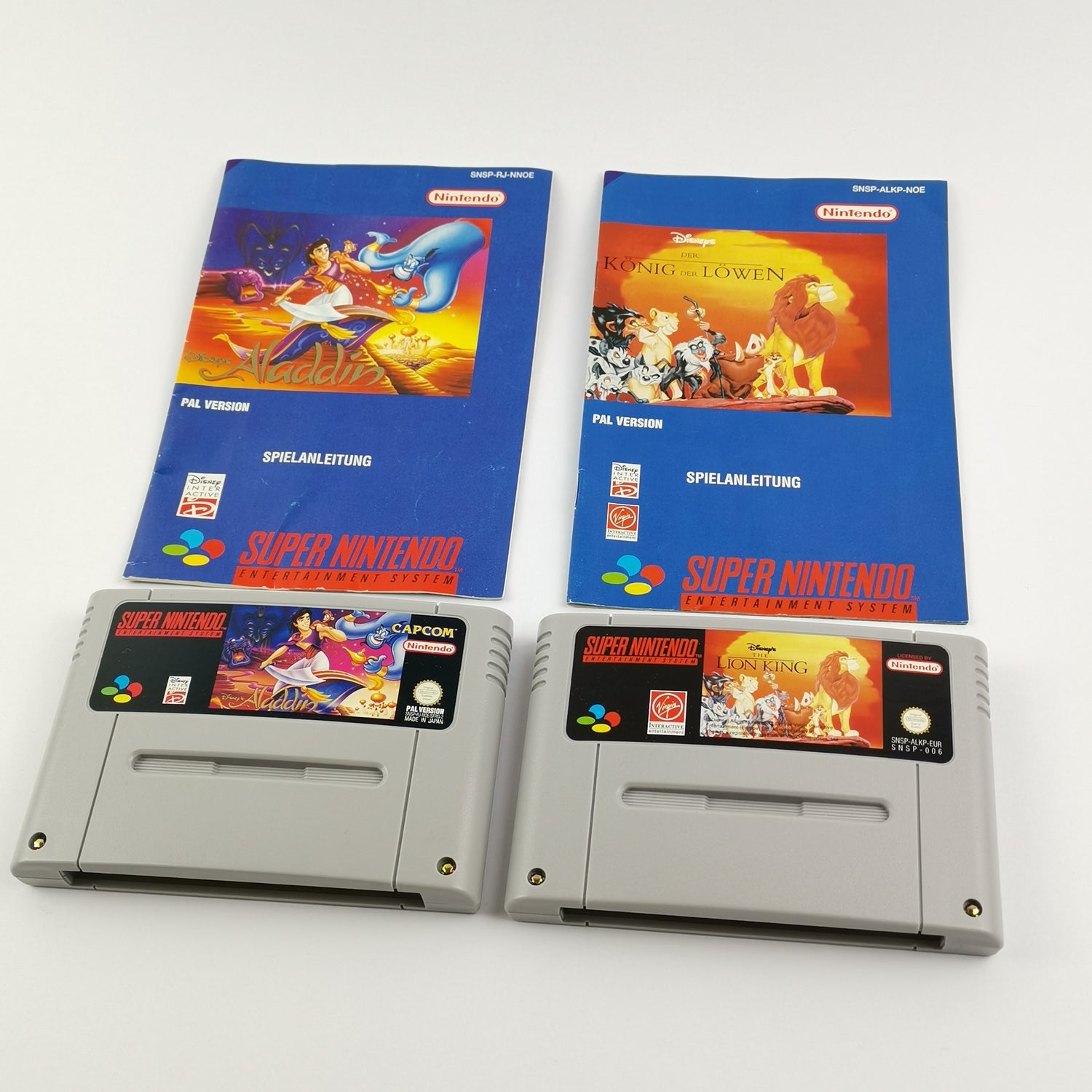 Super Nintendo Spiele : Disneys Aladdin & Der König der Löwen - OVP | SNES PAL