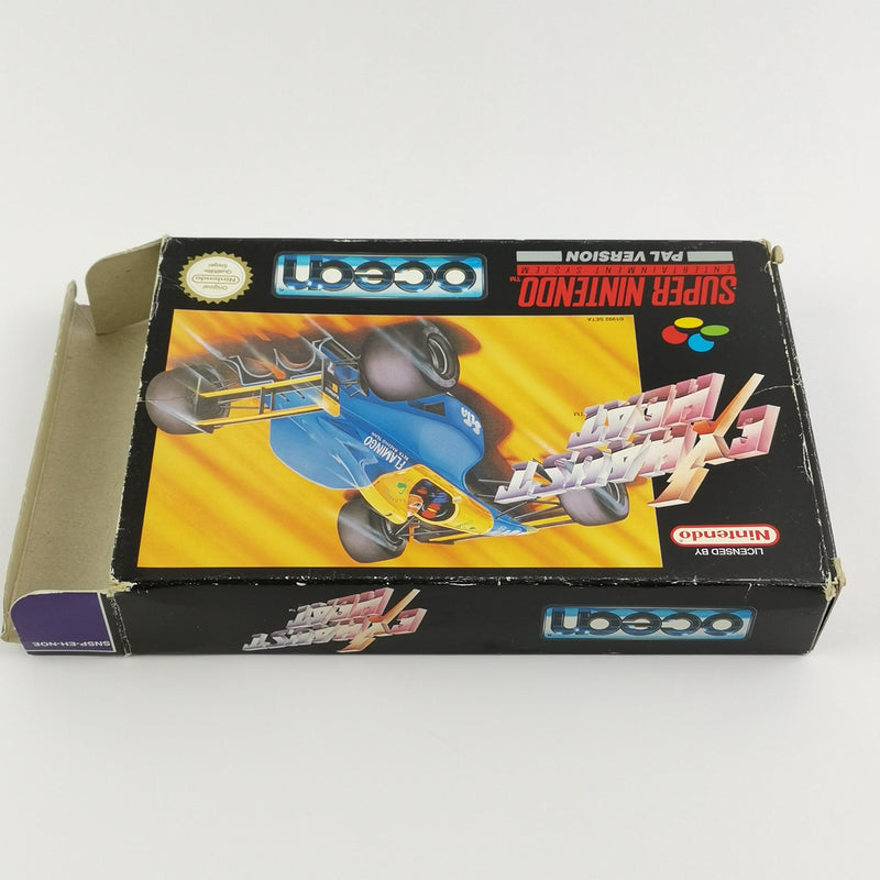 Super Nintendo Spiel : Exhaust Heat - OVP und Anleitung PAL | SNES NOE
