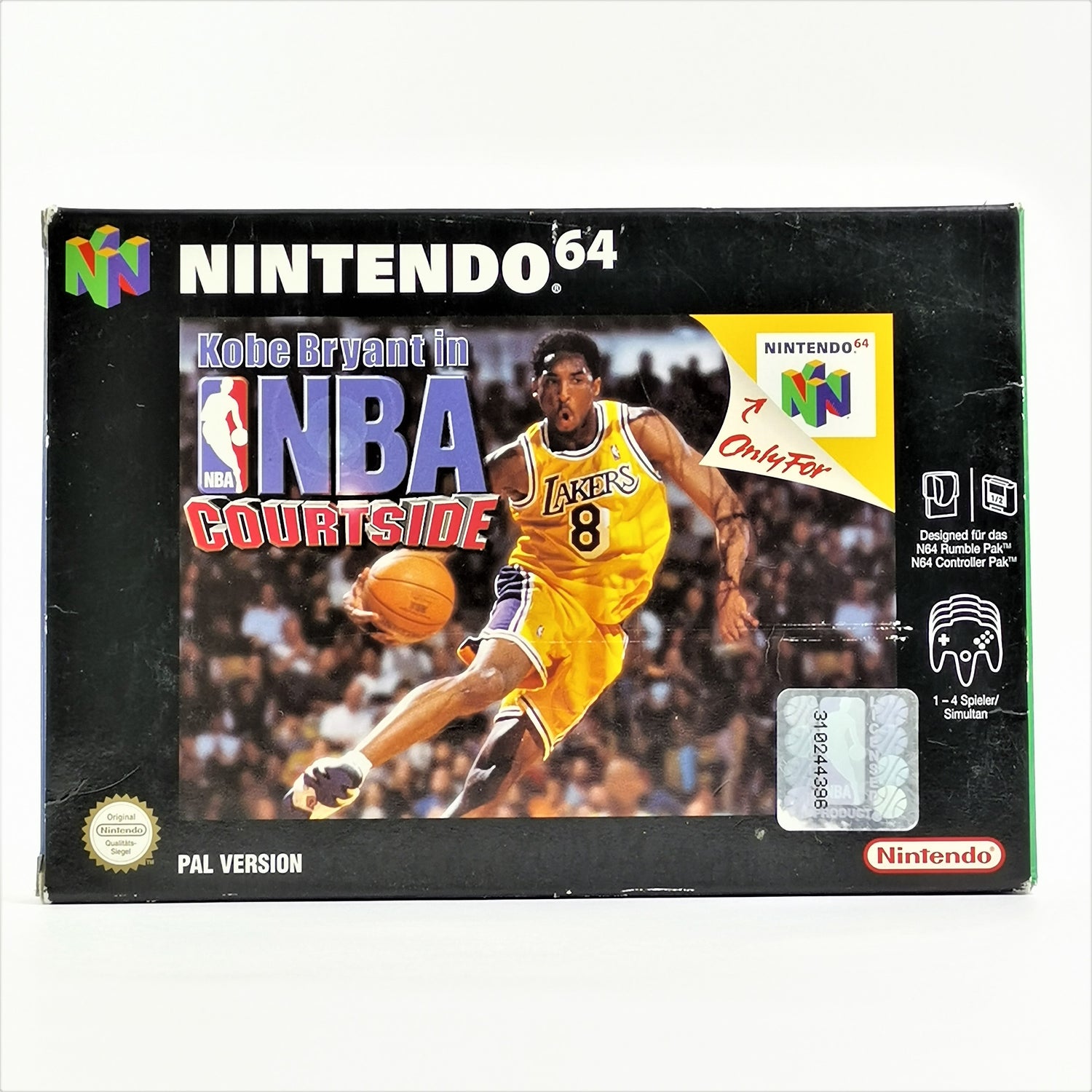 Nintendo 64 Spiel : Kobe Bryant in NBA Courtside - OVP und Anleitung PAL | N64