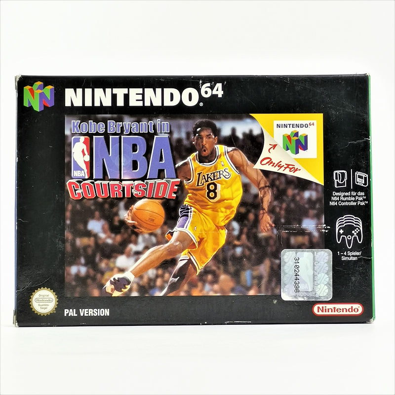 Nintendo 64 Spiel : Kobe Bryant in NBA Courtside - OVP und Anleitung PAL | N64