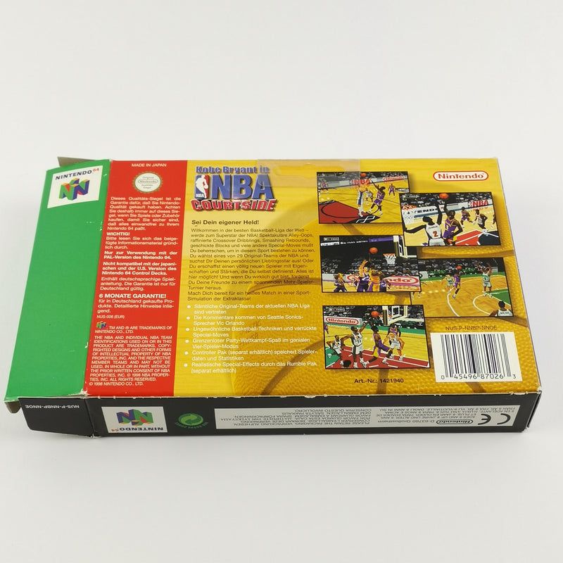 Nintendo 64 Spiel : Kobe Bryant in NBA Courtside - OVP und Anleitung PAL | N64