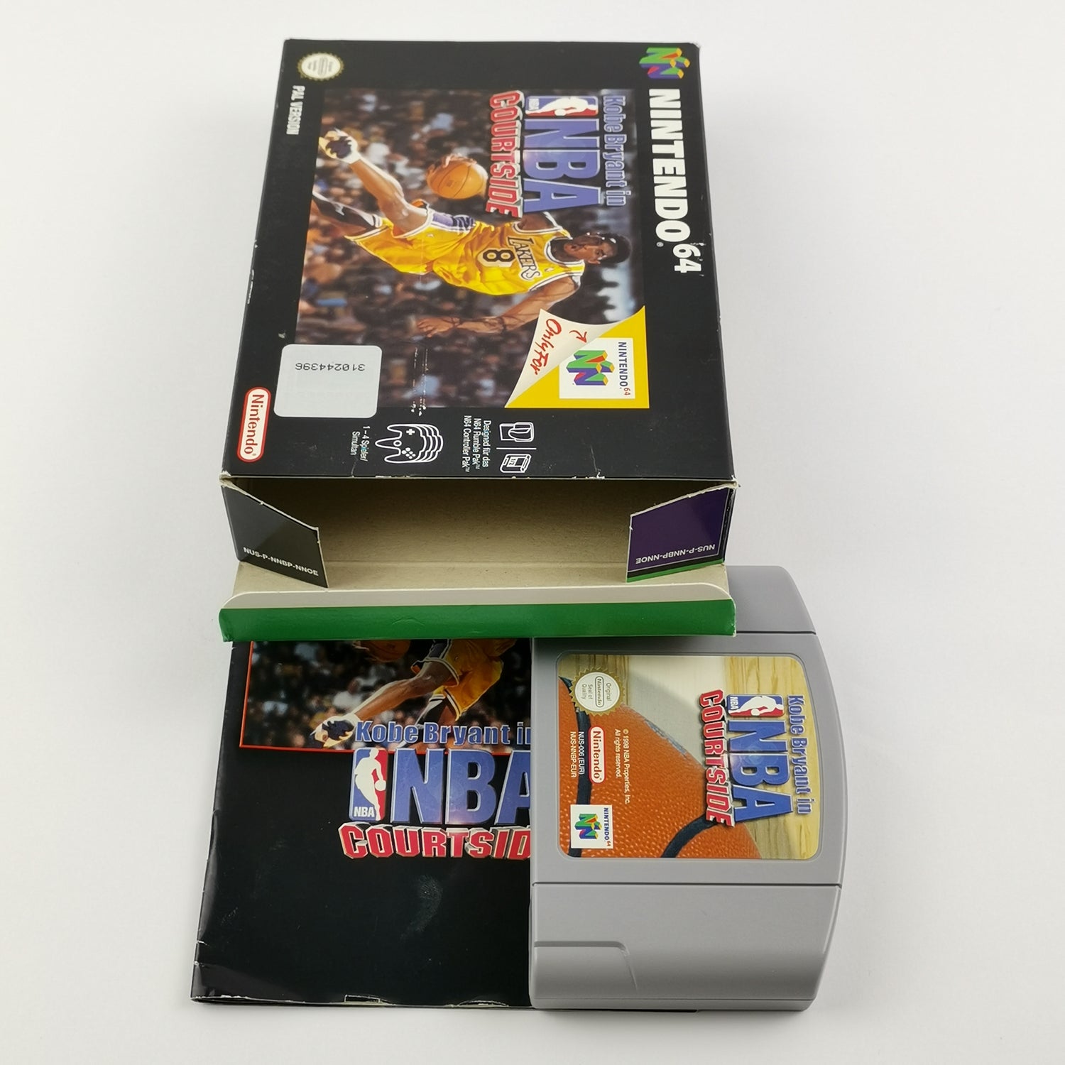 Nintendo 64 Spiel : Kobe Bryant in NBA Courtside - OVP und Anleitung PAL | N64