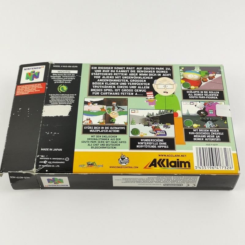 Nintendo 64 Spiel : South Park - OVP und Anleitung PAL | N64 Acclaim