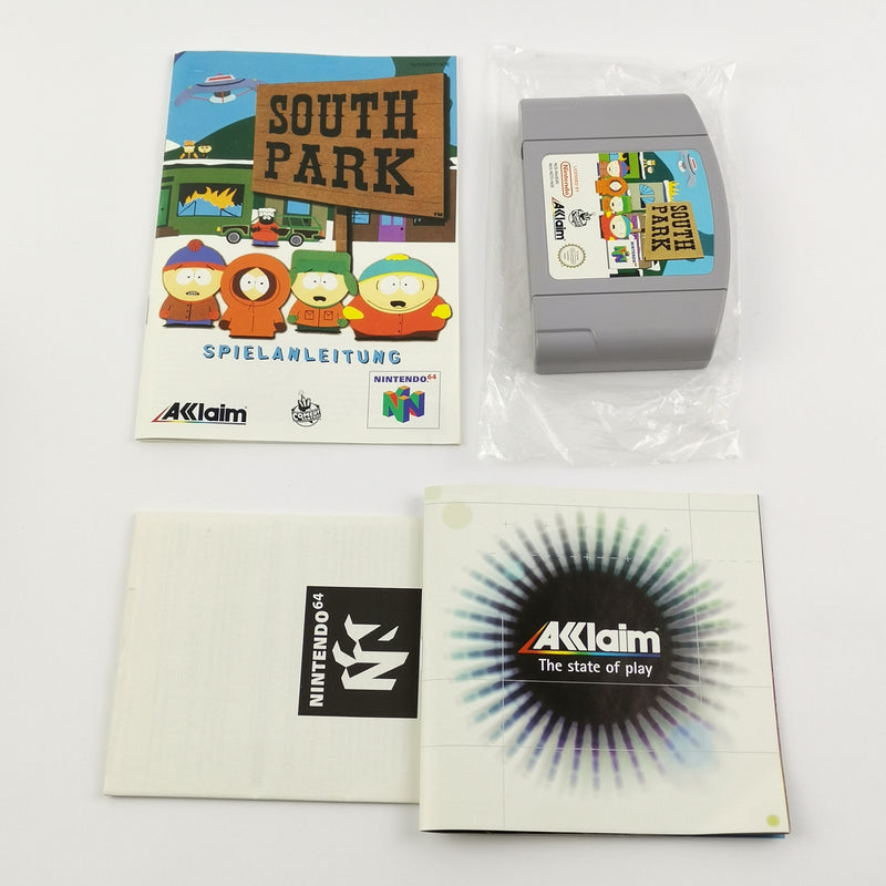 Nintendo 64 Spiel : South Park - OVP und Anleitung PAL | N64 Acclaim