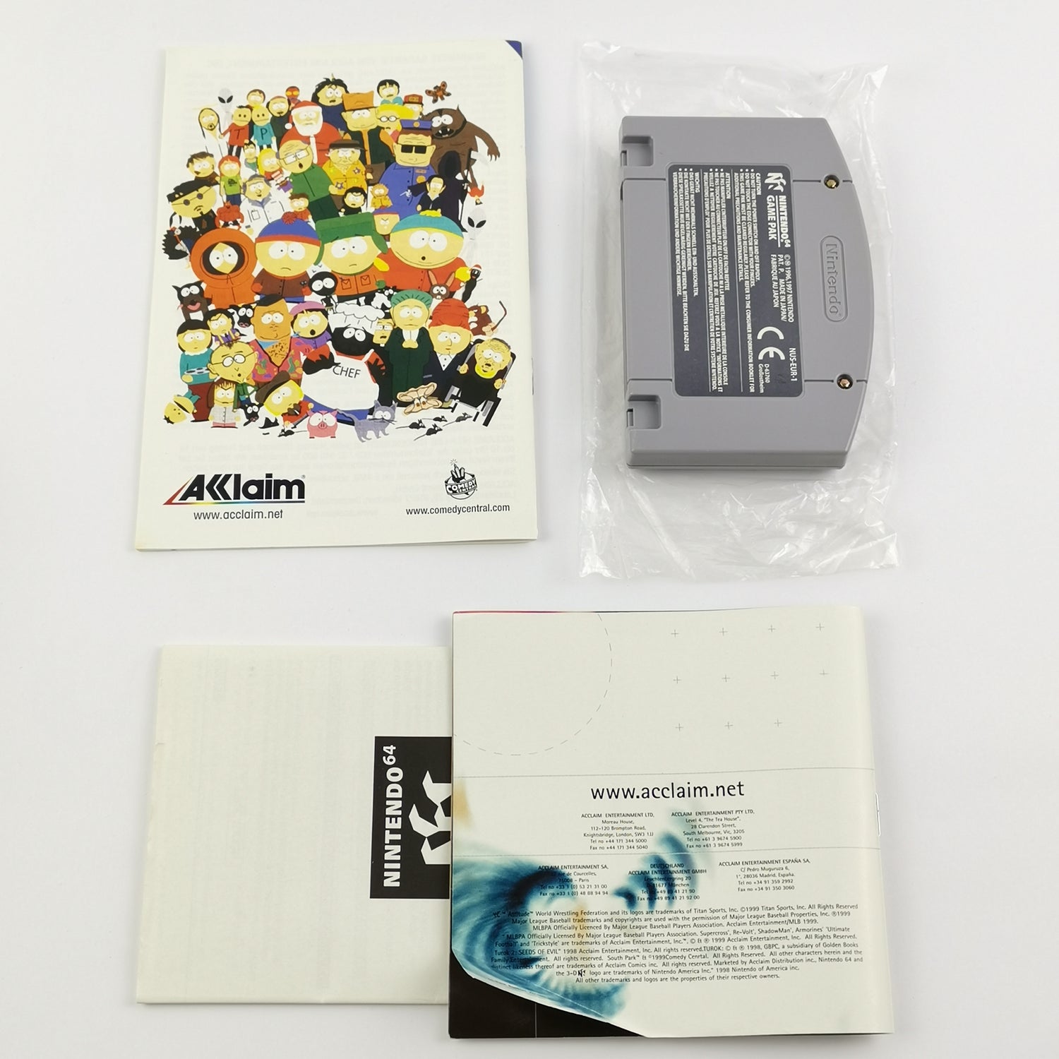 Nintendo 64 Spiel : South Park - OVP und Anleitung PAL | N64 Acclaim