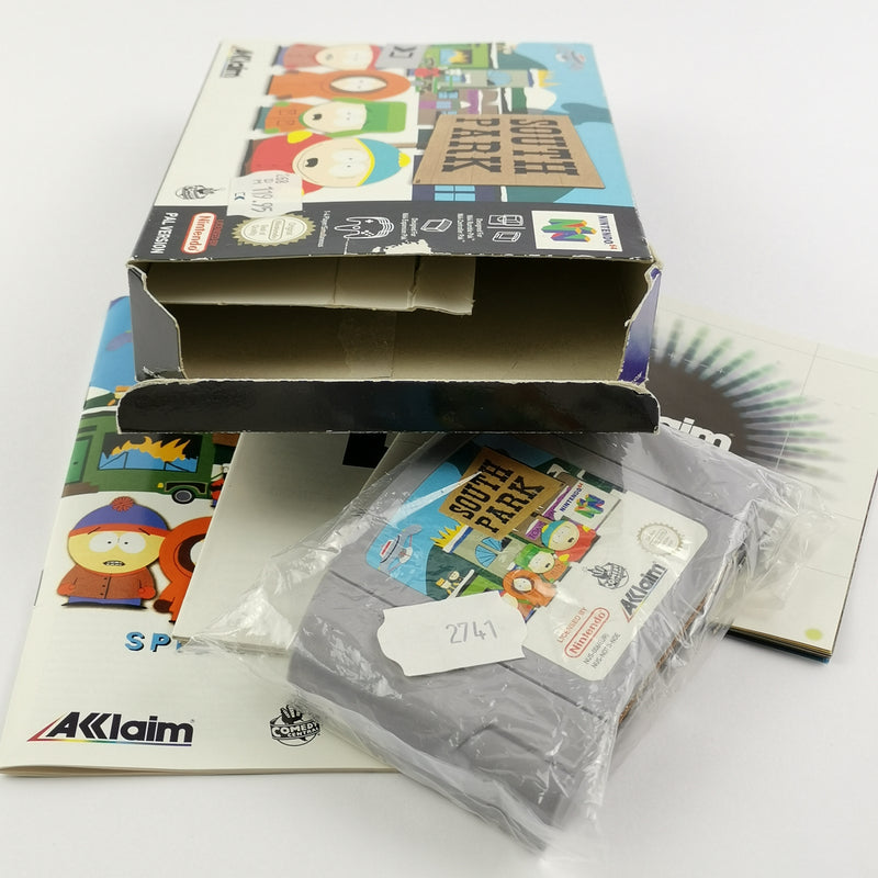 Nintendo 64 Spiel : South Park - OVP und Anleitung PAL | N64 Acclaim