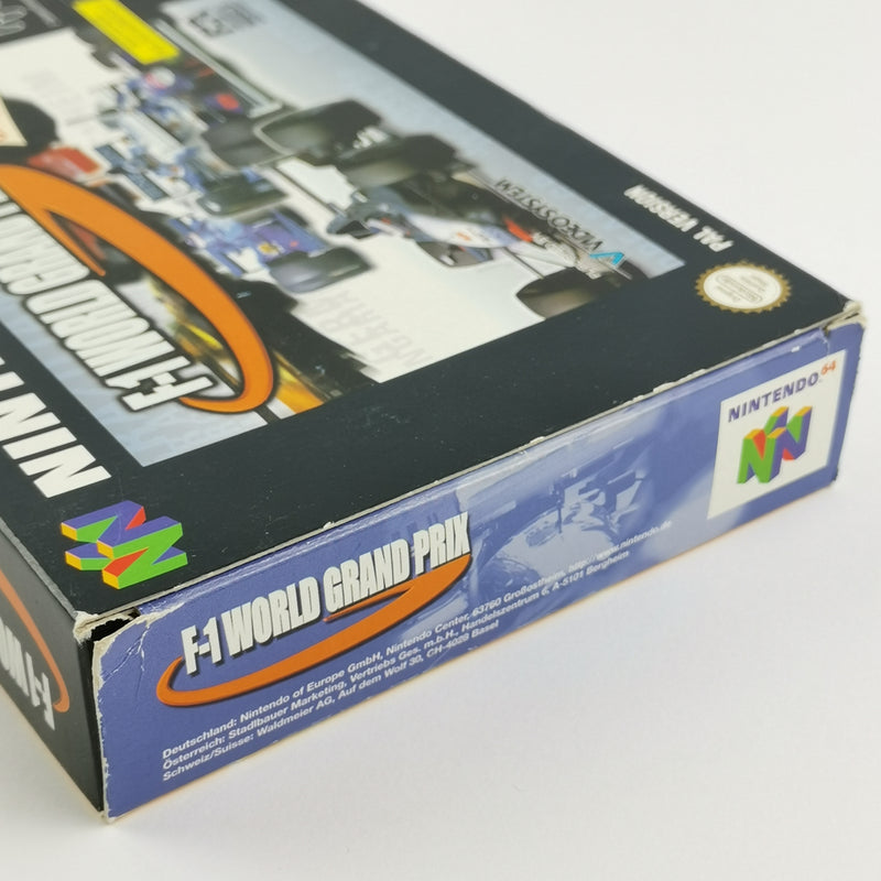 Nintendo 64 Spiel : F-1 World Grand Prix - OVP und Anleitung PAL | N64