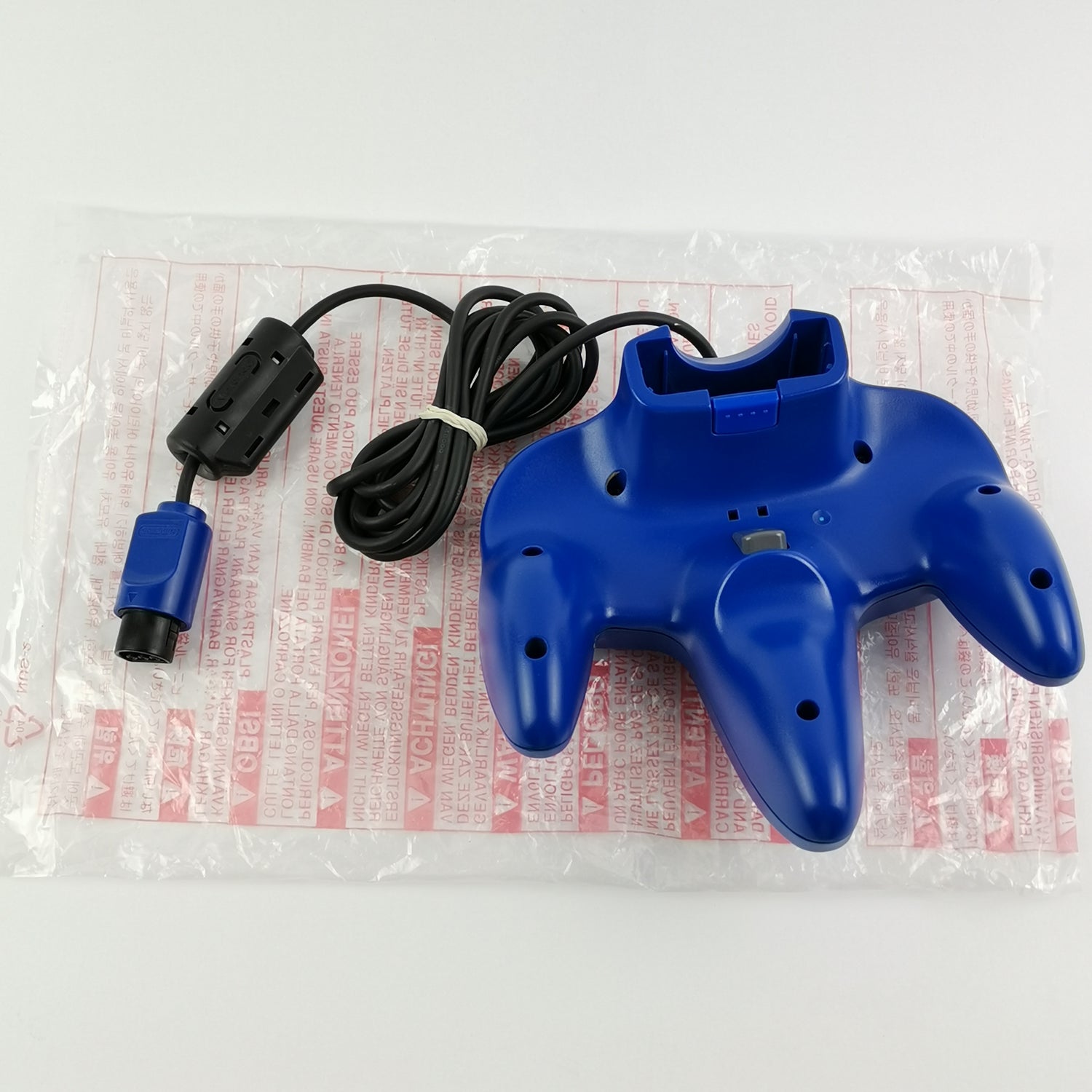 Nintendo 64 Blauer Controller : Gamepad Blau in OVP - Joypad | N64 PAL