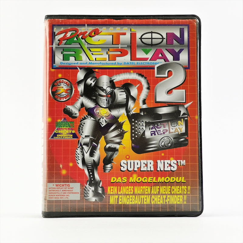 Super Nintendo Zubehör : Pro Action Replay 2 - OVP + Anleitung | SNES Mogelmodul