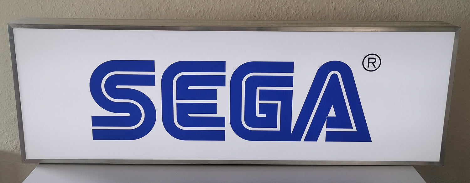 Sega neon sign 90x30x10cm - 3.5Kg | Advertising stand kiosk - light sign