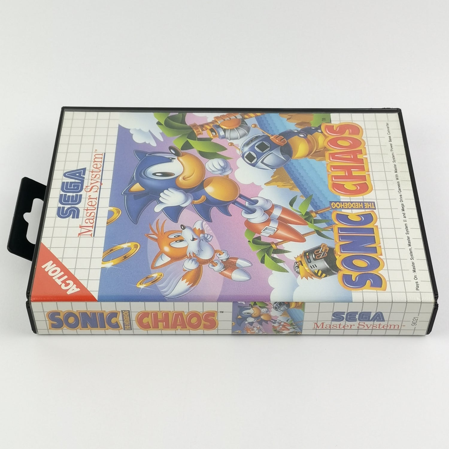 Sega Master System Game: Sonic The Hedgehog Chaos - OVP Instructions | cartridge