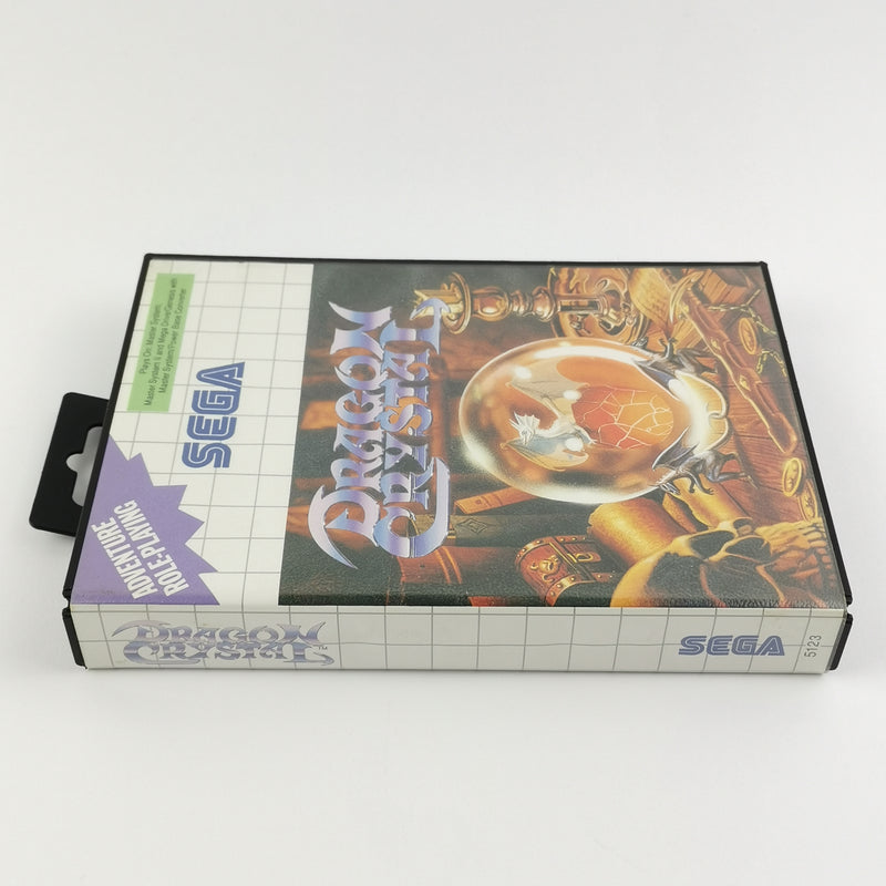 Sega Master System Spiel : Dragon Crystal - OVP Anleitung | MS Cartridge