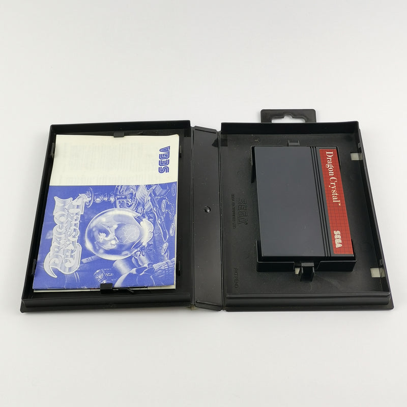 Sega Master System Spiel : Dragon Crystal - OVP Anleitung | MS Cartridge