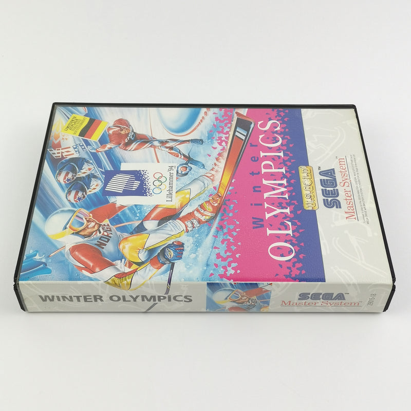Sega Master System Spiel : Winter Olympics - OVP + Anleitung | MS Cartridge
