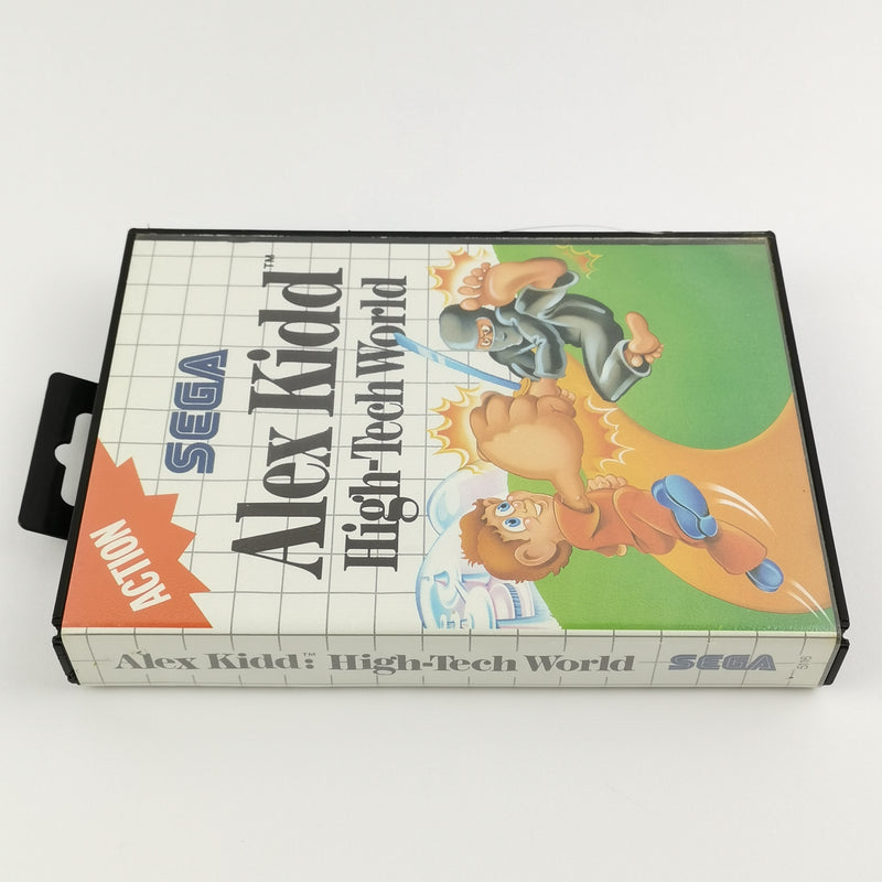 Sega Master System game: Alex Kidd in High-Tech World - OVP manual PAL MS