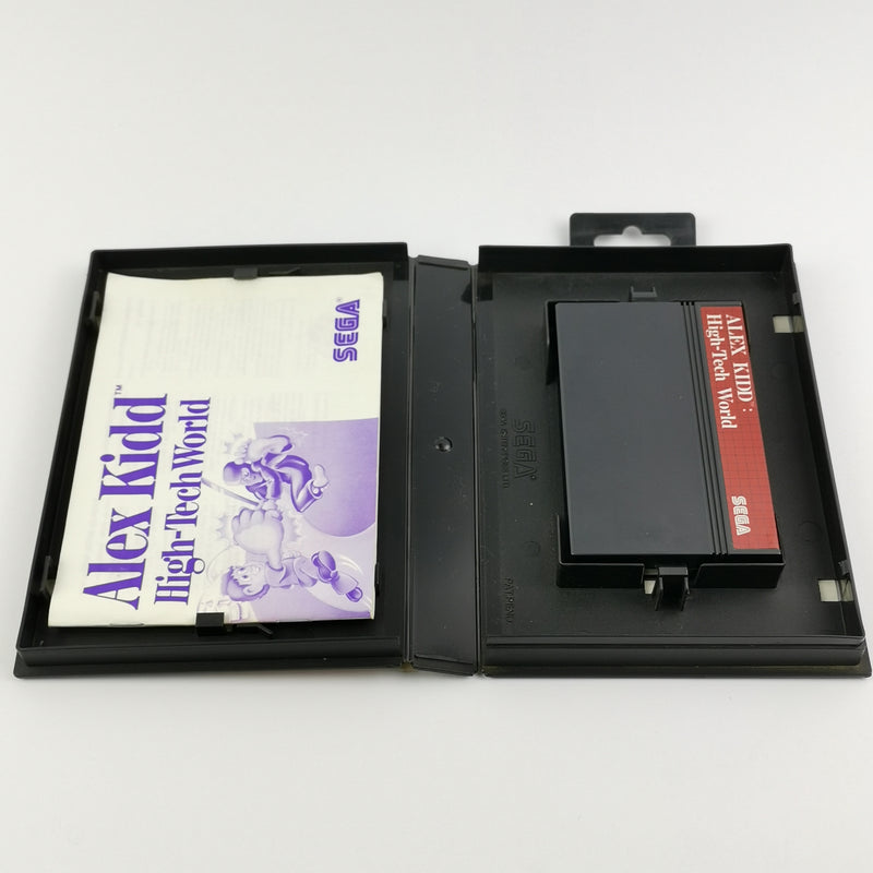 Sega Master System game: Alex Kidd in High-Tech World - OVP manual PAL MS