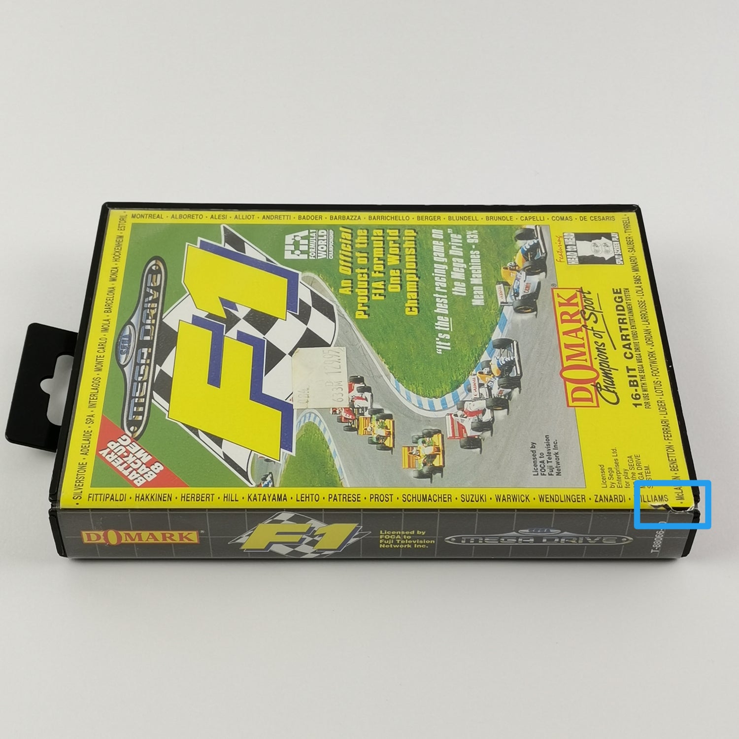 Sega Mega Drive Spiel : F1 Formula World Championship - OVP Anleitung PAL | MD