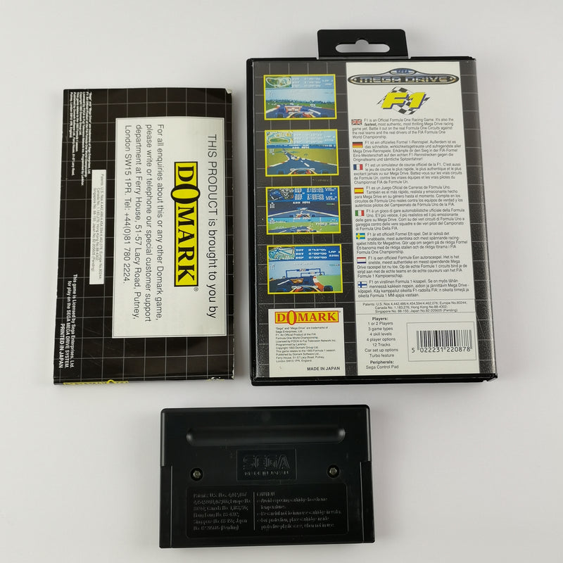 Sega Mega Drive Spiel : F1 Formula World Championship - OVP Anleitung PAL | MD