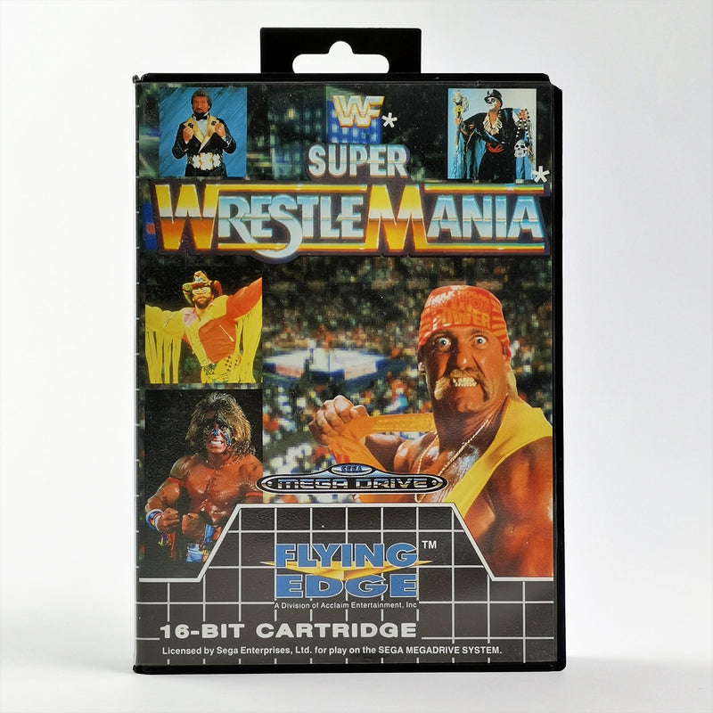 Sega Mega Drive Spiel : WWF Super WrestleMania - OVP Anleitung PAL MD Wrestling
