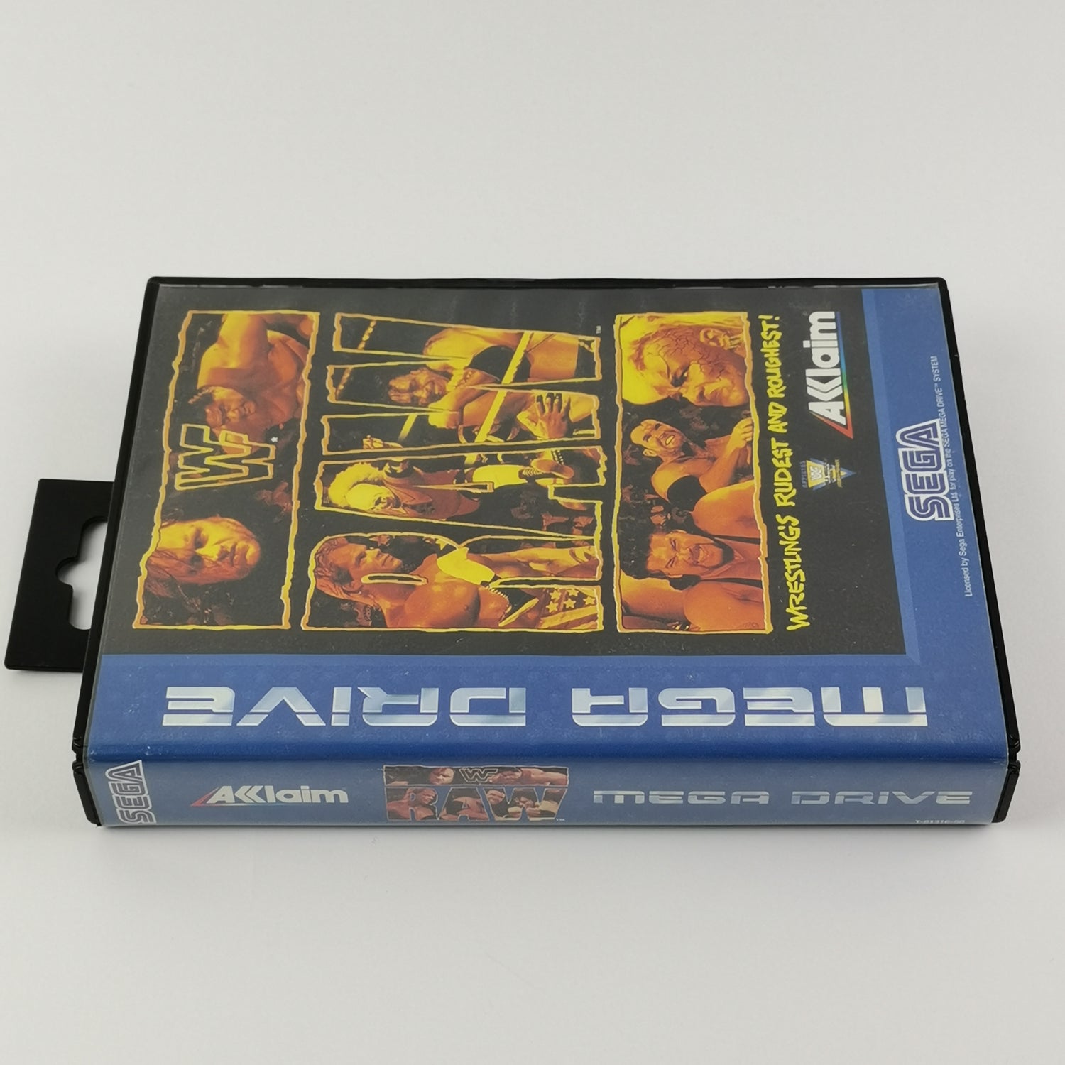 Sega Mega Drive Spiel : WWF RAW Wrestling - OVP Anleitung PAL | MD Cartridge