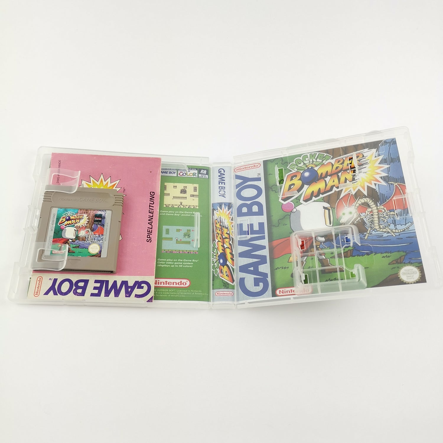 Nintendo Game Boy Classic Spiel : Pocket Bomber Man - Modul + Anleitung PAL EUR