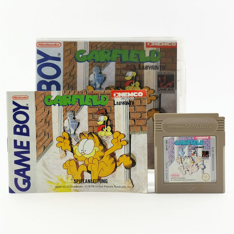 Nintendo Game Boy Classic Game: Garfield Labyrinth - Module + Instructions PAL NOE