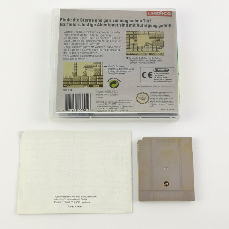 Nintendo Game Boy Classic Game: Garfield Labyrinth - Module + Instructions PAL NOE