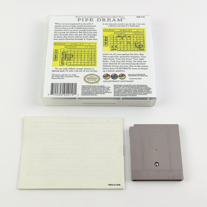 Nintendo Game Boy Classic Spiel : Pipe Dream - Modul + Anleitung NTSC USA