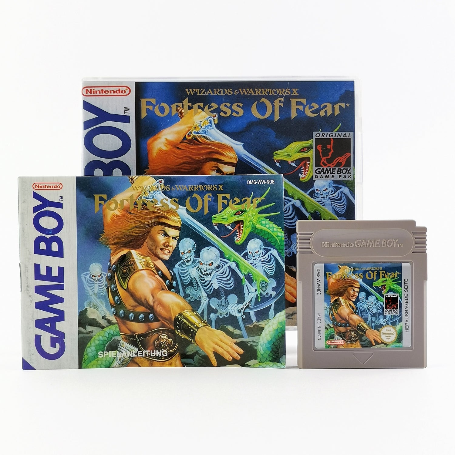 Nintendo Game Boy Classic Spiel : Fortress of Fear - Modul + Anleitung PAL NOE