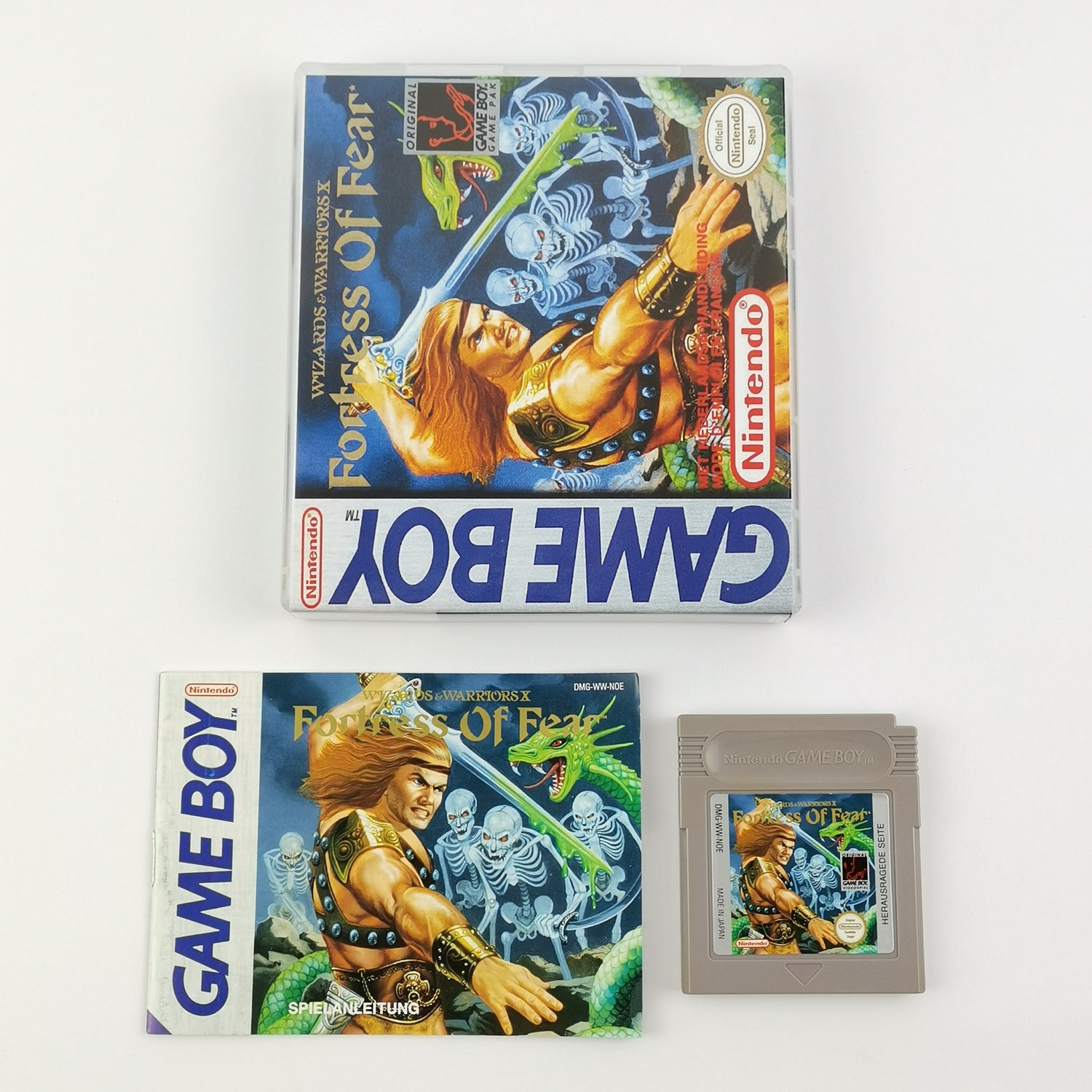 Nintendo Game Boy Classic Spiel : Fortress of Fear - Modul + Anleitung PAL NOE