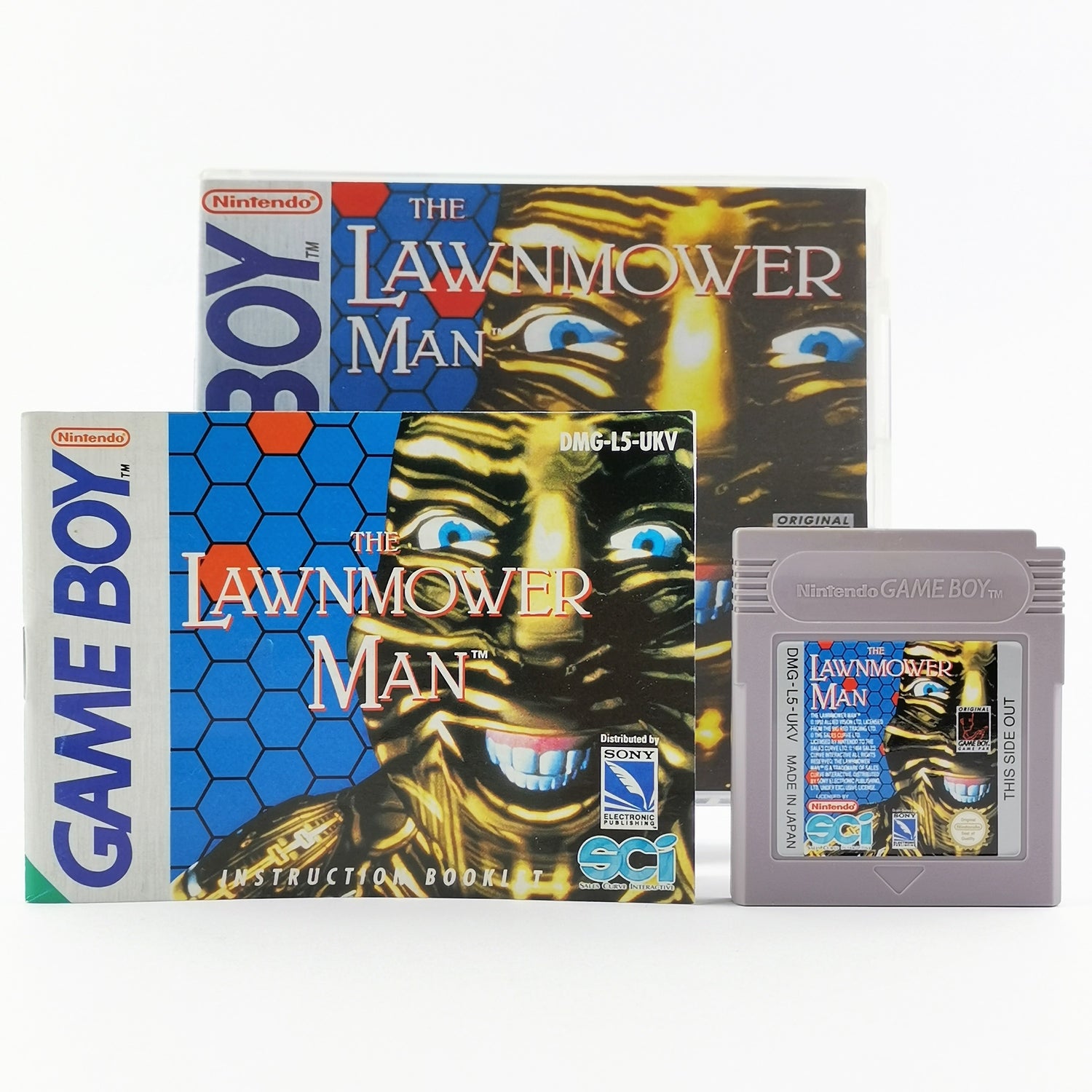 Nintendo Game Boy Classic Game: The Lawnmower Man - Module + Instructions PAL UKV