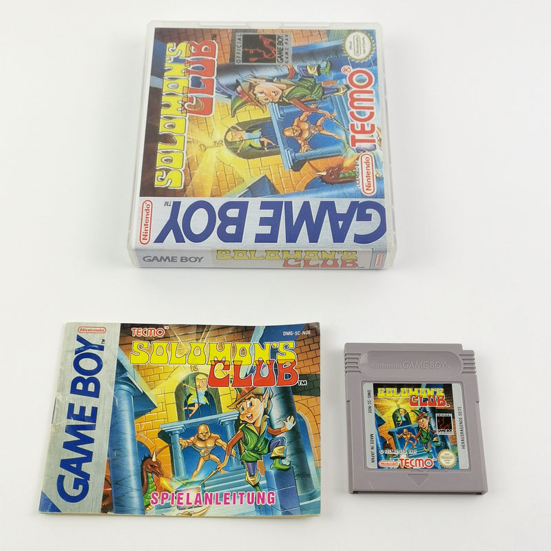 Nintendo Game Boy Classic Spiel : Solomons Club - Modul + Anleitung PAL NOE GB