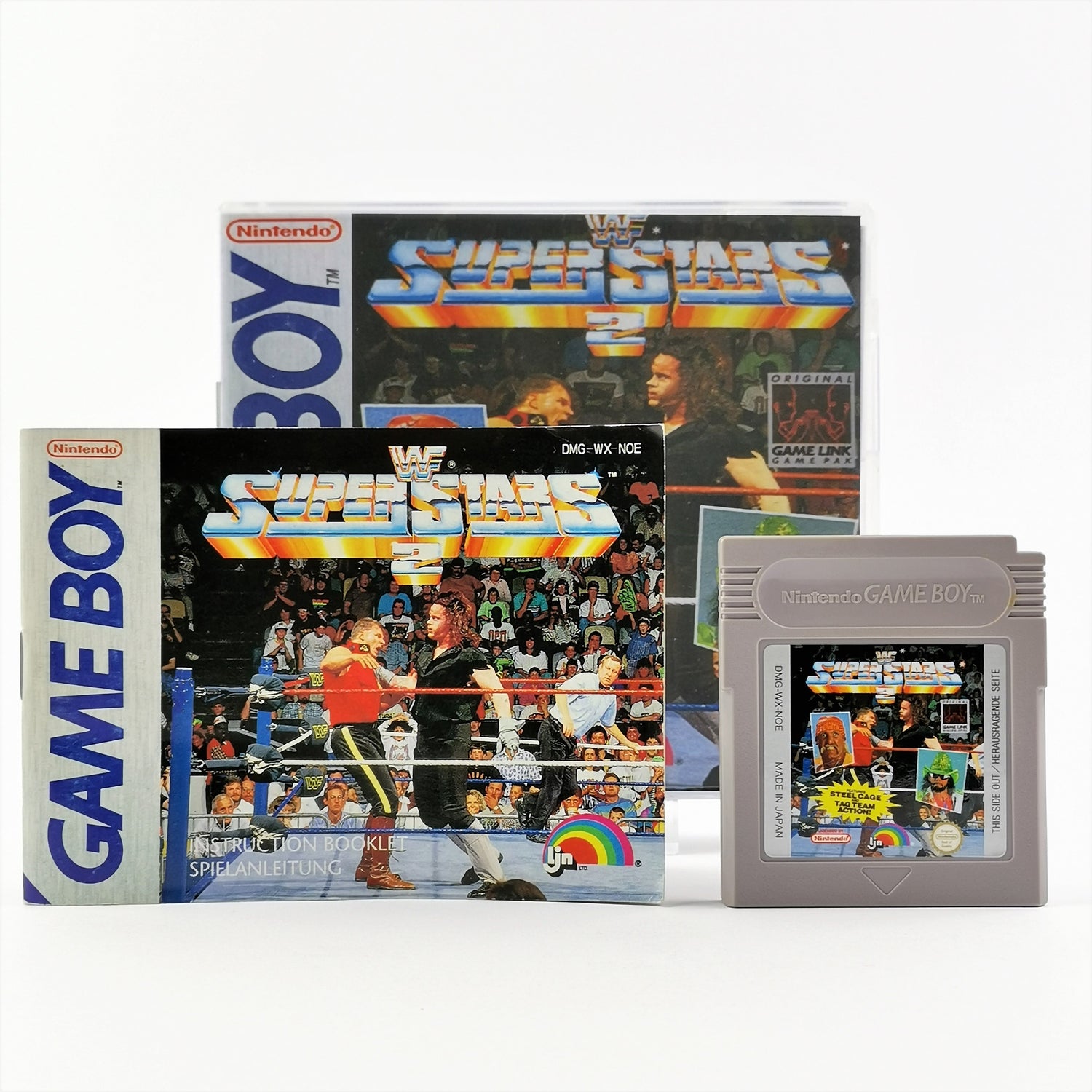 Nintendo Game Boy Classic Spiel : WWF Superstars 2 - Modul + Anleitung PAL NOE