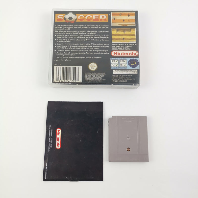 Nintendo Game Boy Classic Game: Soccer Module + Instructions PAL EUR | football