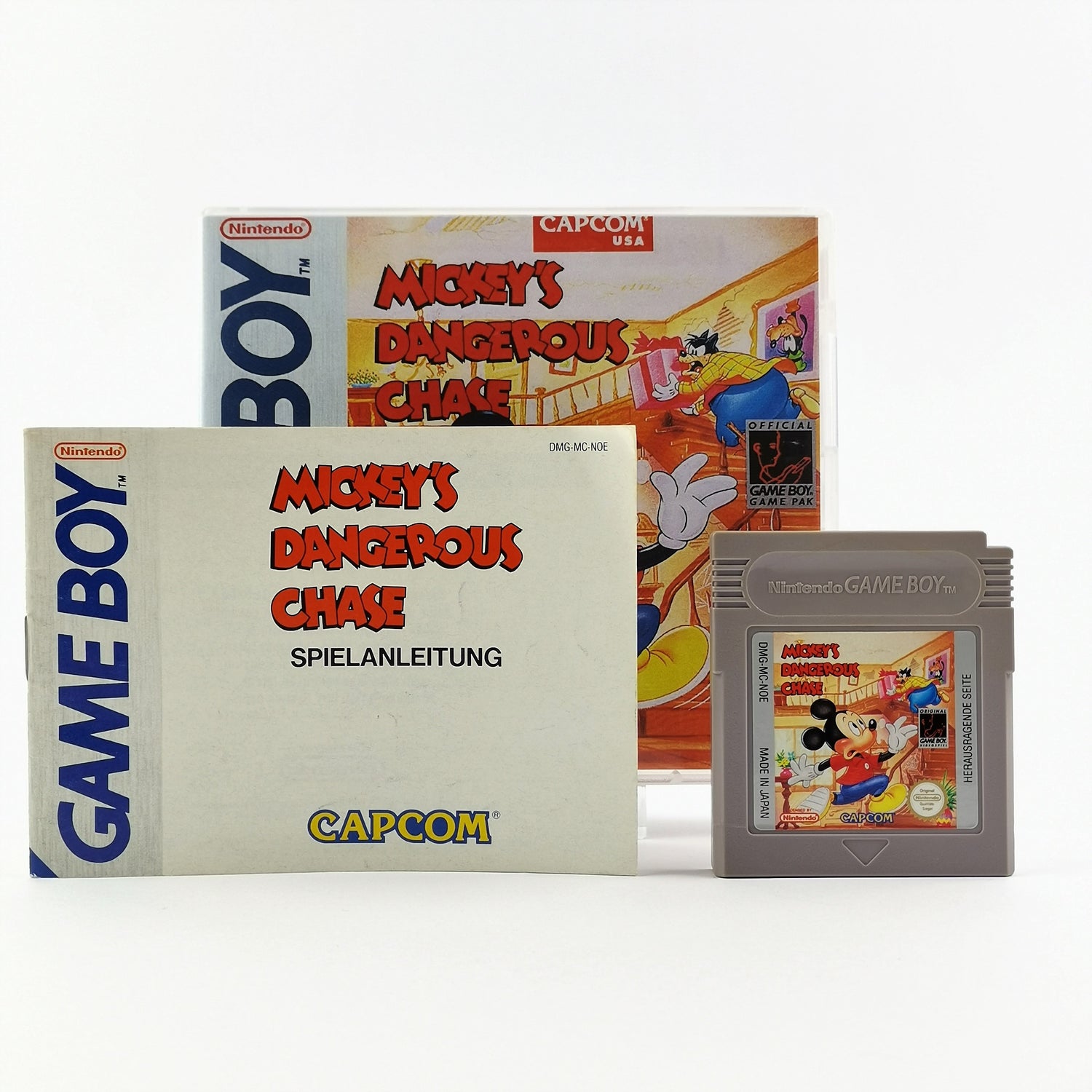 Nintendo Game Boy Classic Game: Mickey's Dangerous Chase - Module + Instructions GB