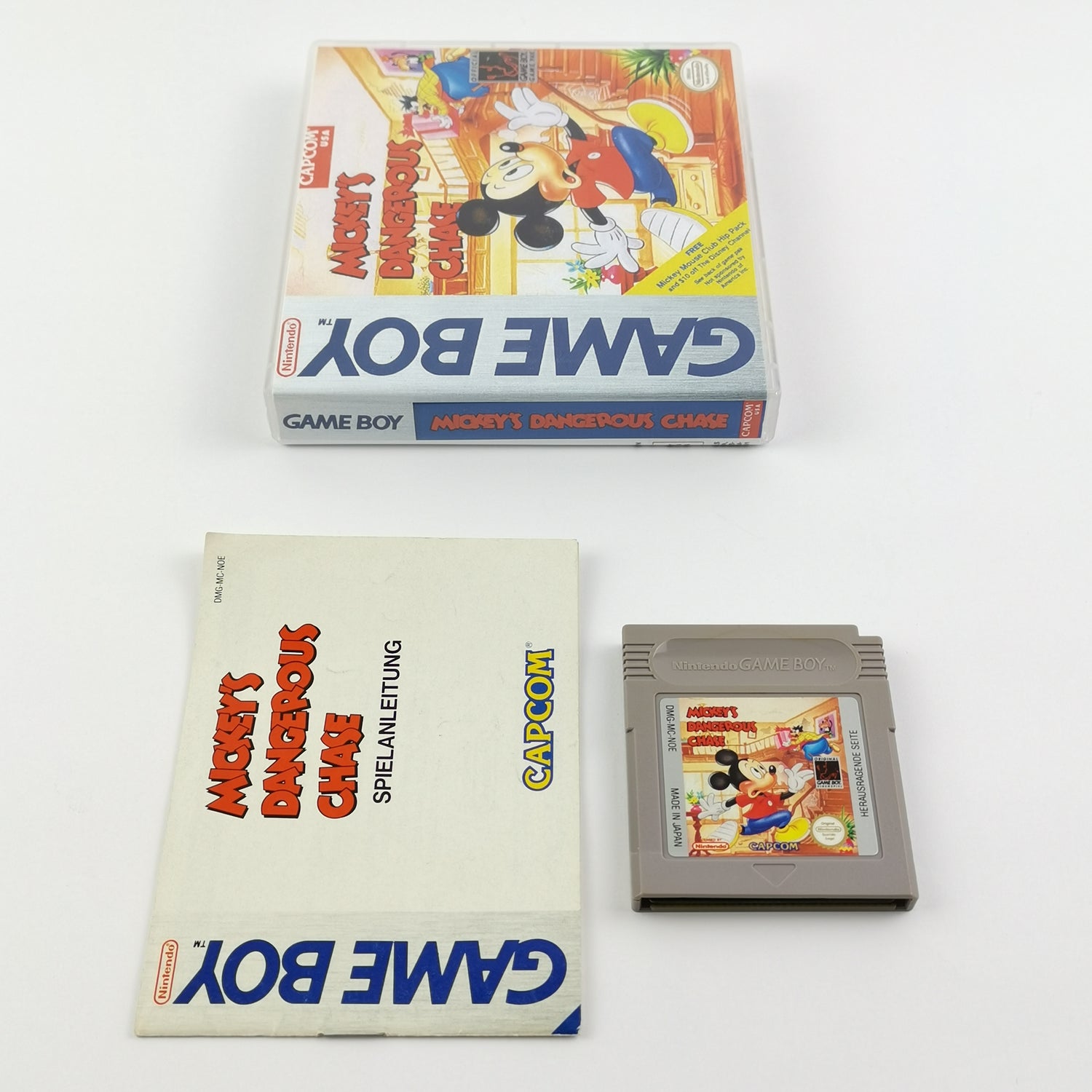 Nintendo Game Boy Classic Spiel : Mickeys Dangerous Chase - Modul + Anleitung GB