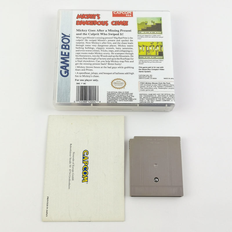 Nintendo Game Boy Classic Spiel : Mickeys Dangerous Chase - Modul + Anleitung GB