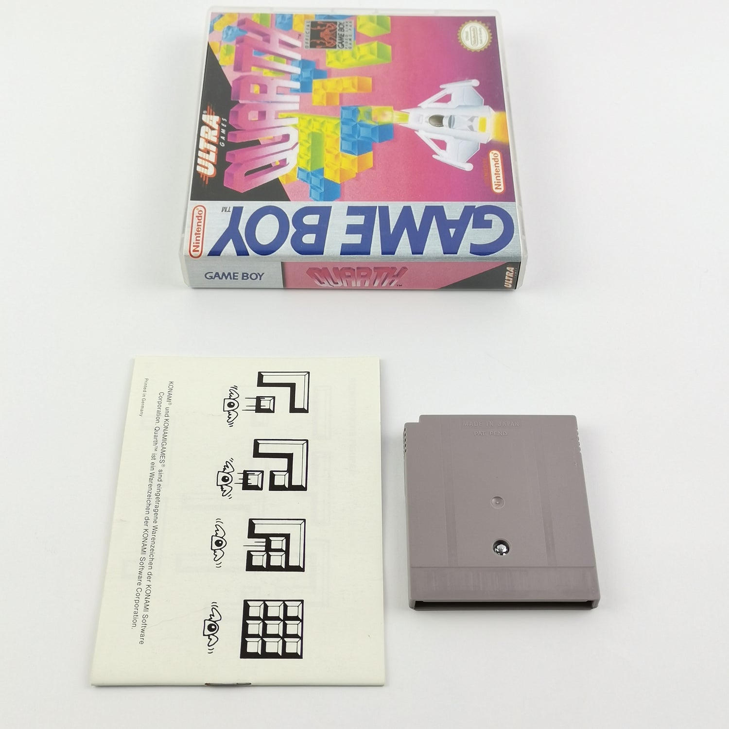 Nintendo Game Boy Classic Spiel : Quarth - Modul (USA) + Anleitung (deutsch)