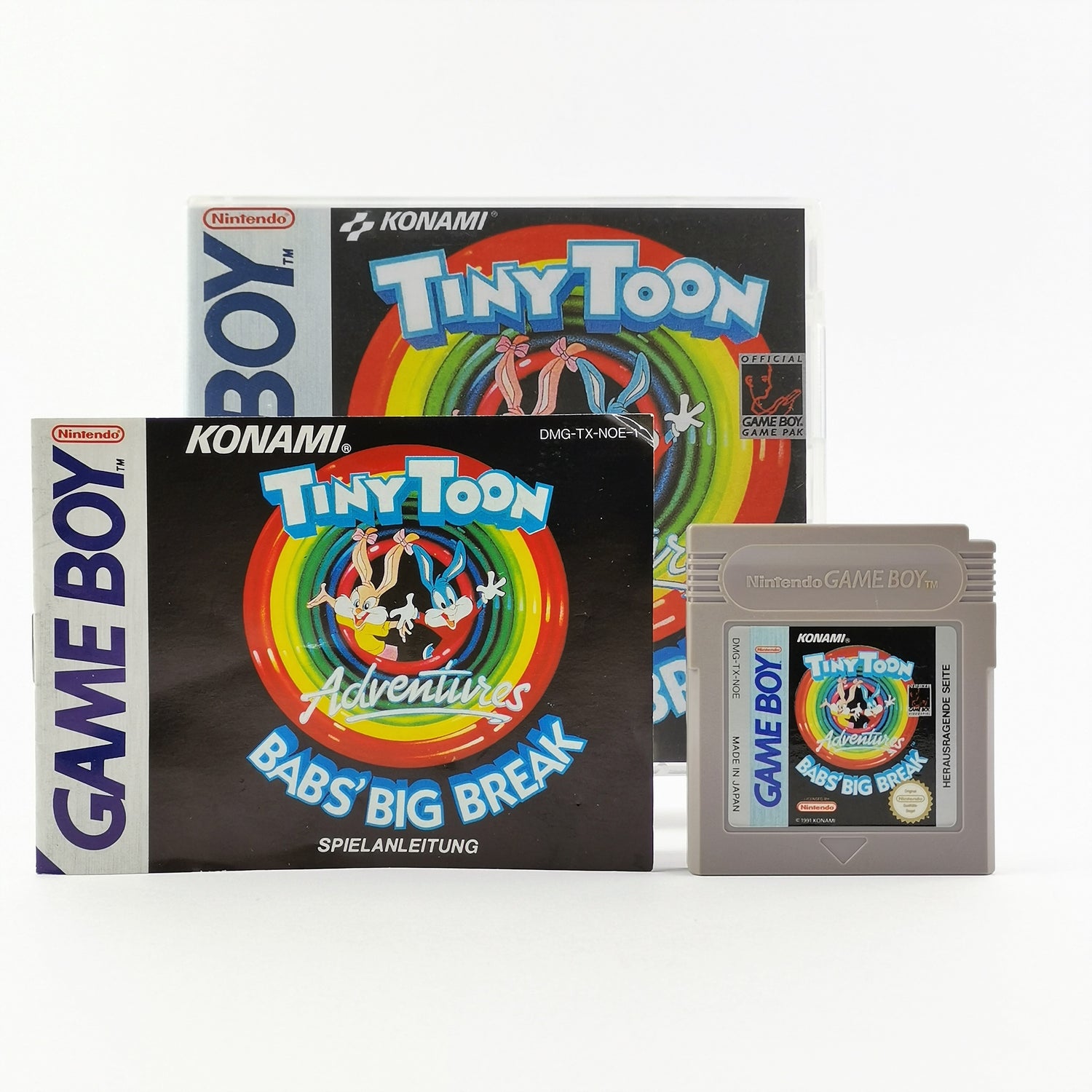 Nintendo Game Boy Classic Spiel : Tiny Toon Adventures - Modul + Anleitung PAL