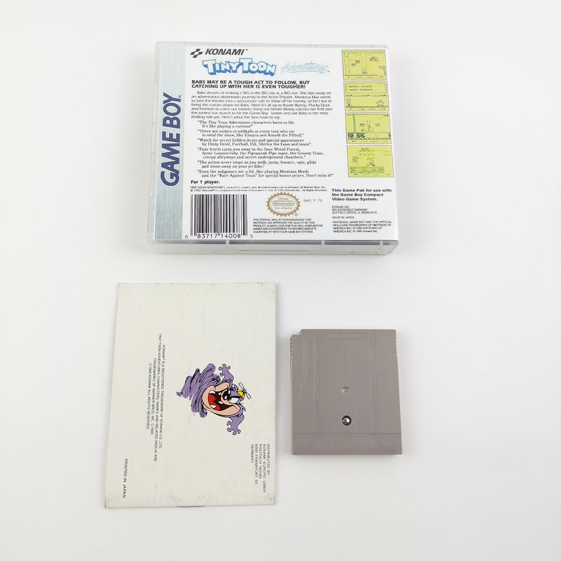 Nintendo Game Boy Classic Spiel : Tiny Toon Adventures - Modul + Anleitung PAL