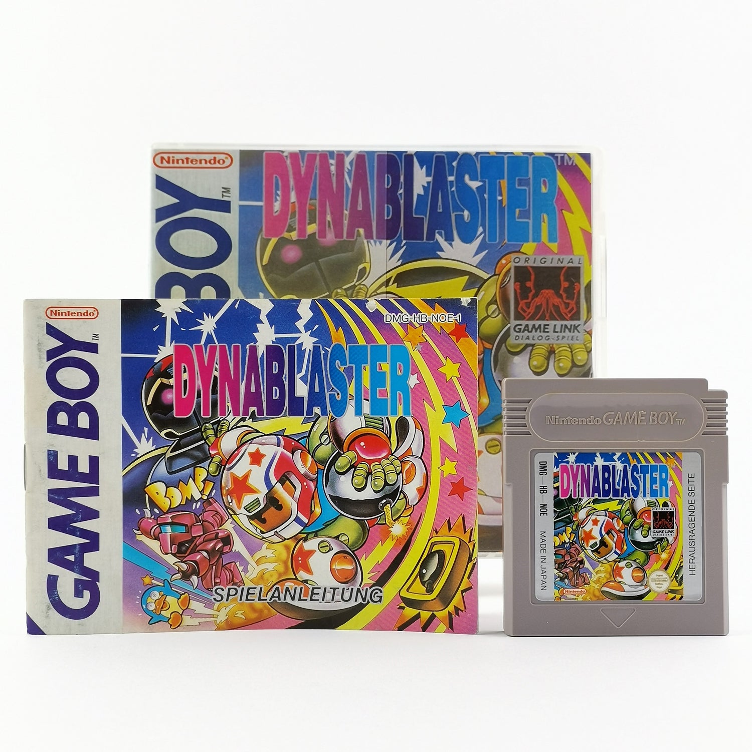 Nintendo Game Boy Classic Spiel : Dynablaster - Modul + Anleitung PAL NOE | GB