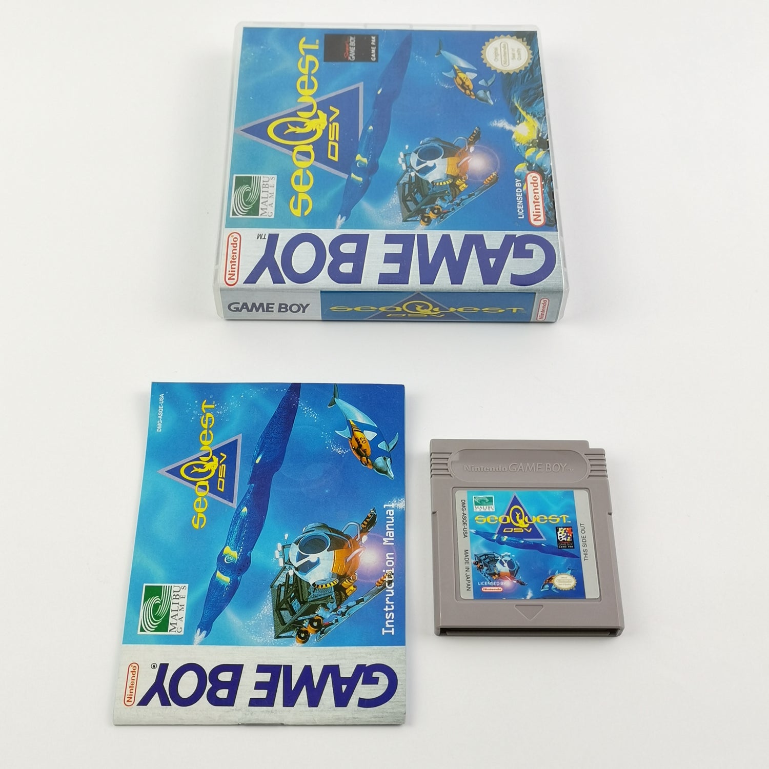 Nintendo Game Boy Classic Spiel : Sea Quest DSV - Modul + Anleitung NTSC USA