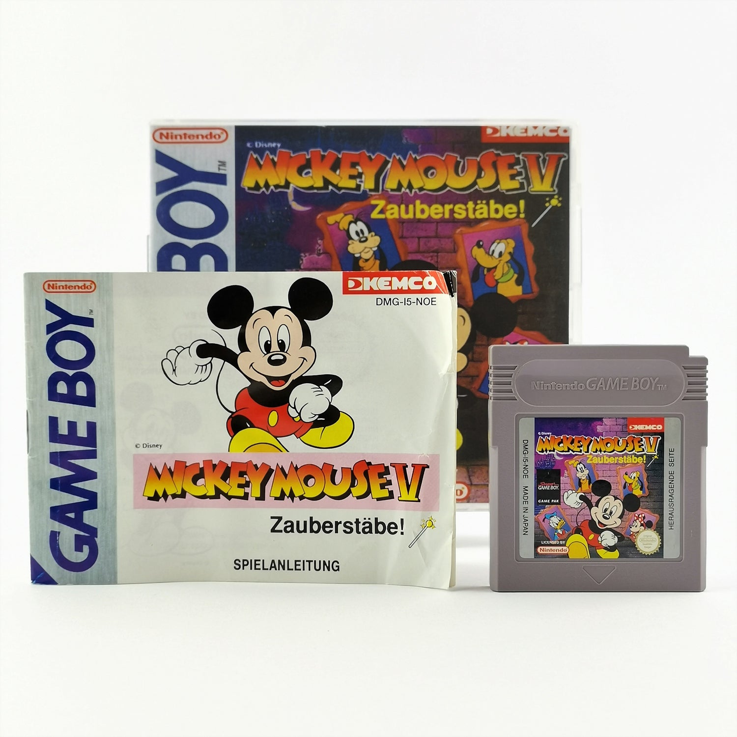 Nintendo Game Boy Classic Spiel : Mickey Mouse V 5 - Modul + Anleitung PAL NOE