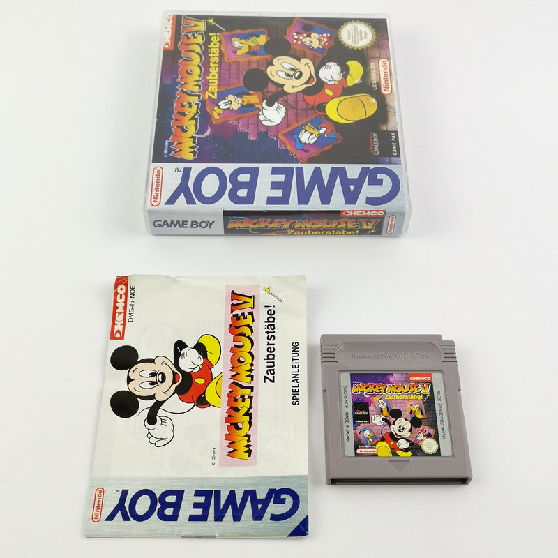 Nintendo Game Boy Classic Spiel : Mickey Mouse V 5 - Modul + Anleitung PAL NOE
